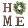 Artificial Eucalyptuses Wreath Home Sign for Wall Decors Farmhouses Hangings X3UC