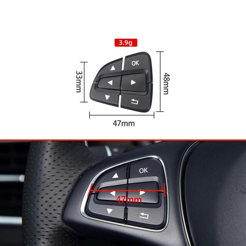 For Mercedes Benz W218 W246 W117 W172 W176 New Steering Wheel Button Control Buttons Multifunctional Button Interior Accessories