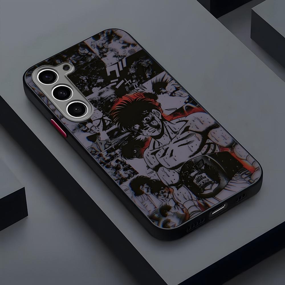 Boxing Hajime No Ippo Anime Art Phone Case Matte Transparent For Samsung S25Plus S21fe S22 FE S23 Ultra S24 Plus S25 Cover
