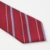 [Ogier] Men's 100% Silk Jacquard Tie, Regimental Stripe, Gift, Present, Business, Stylish