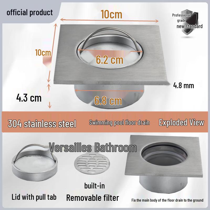 

Bairong 75mm PVC Swimming Pool Multi-Function Drain