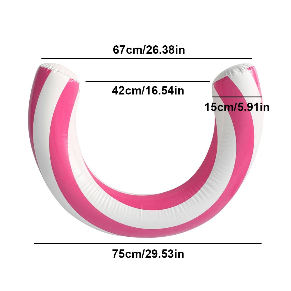 Inflatable Buoyancy Stick Versatile Inflatable Pool Foldable Water Hammock Lounger for Adults, Ideal for Swimming Pool, Beach розовый