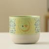 Retro Ceramic Coffee Cup Arabic Style Milk Cup Traditional Flat Bottomed Cup  Home Use