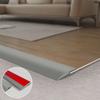 1pc 1/2mX3cm Self-Adhesive Floor Transition Strip, Flexible Wood Grain Design Edging for Carpet, Laminate&Floors, Threshold