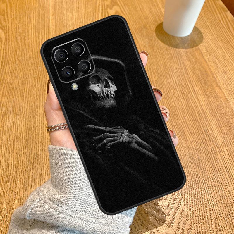 Grim Reaper Skull Skeleton Funda For Samsung Galaxy M32 M12 M52 M54 M14 M13 M33 M53 M11 M21 M31 M51 M31s M20 M23 Case