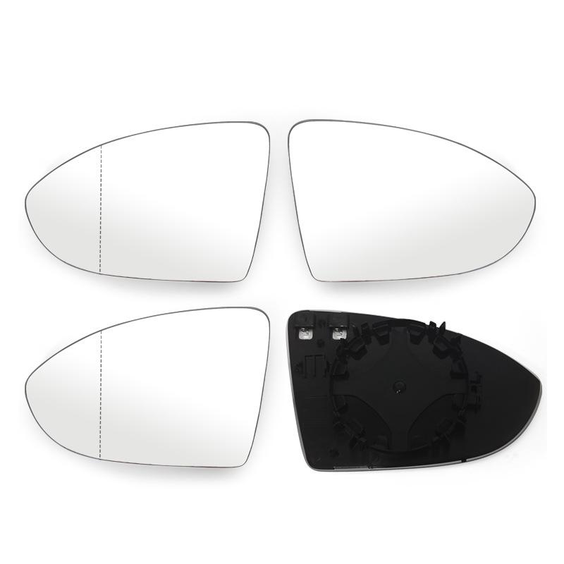 For Volkswagen Golf 7 (2014-2020) Left & Right Exterior Rearview Mirror Reflective Lenses.