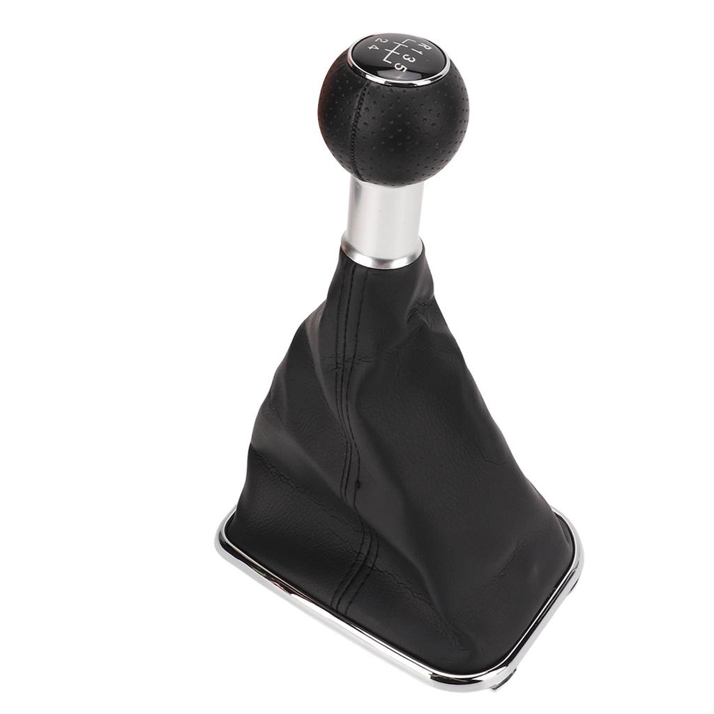 5-Gang Schalthebelknauf Manschette Stiefel Schalthebelmanschette Kit Ersatz für Bora A4 MK4 1999-2004