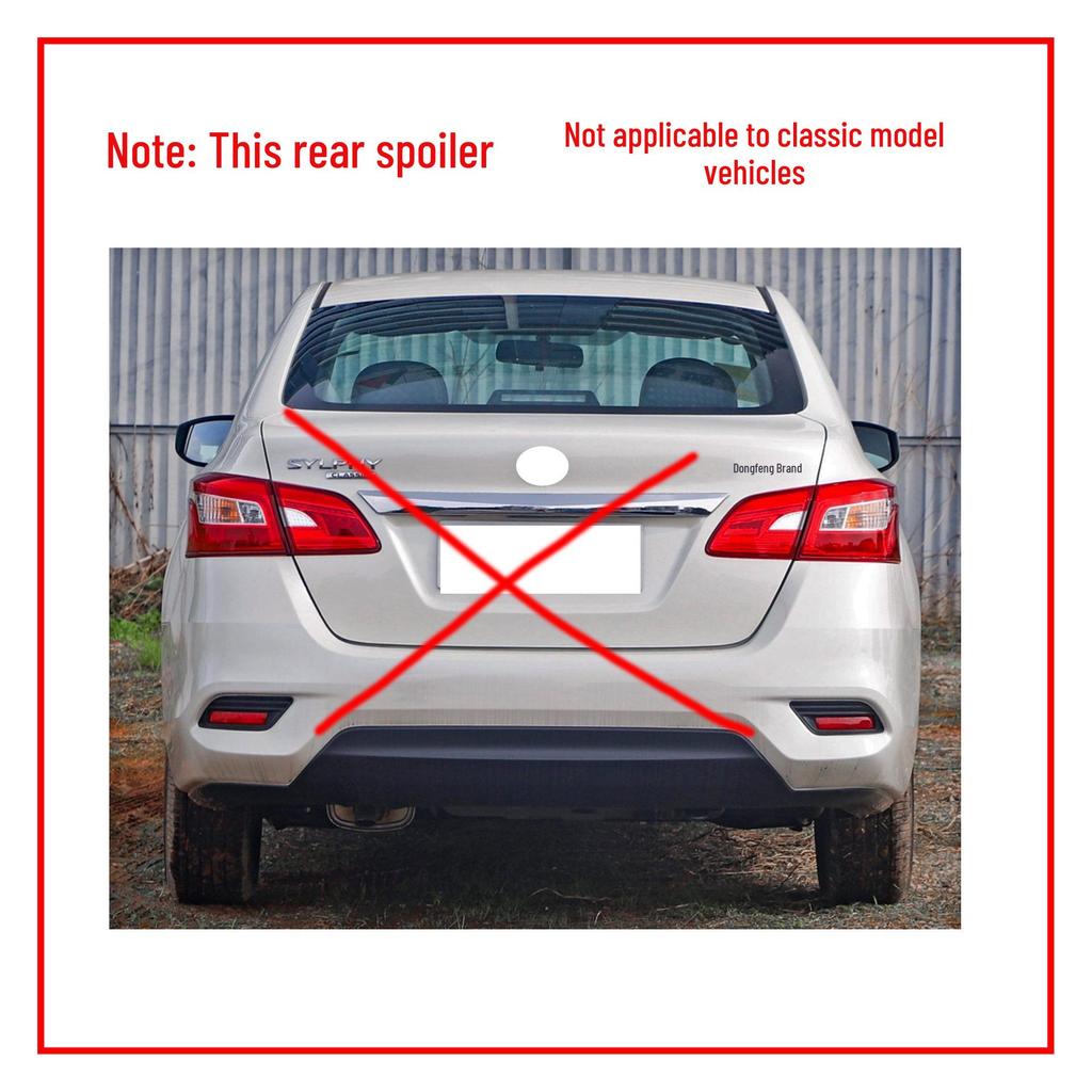 14th Gen Sylphy Rear Spoiler - No-Drill, Original Style Suitable for 2020-2024.
