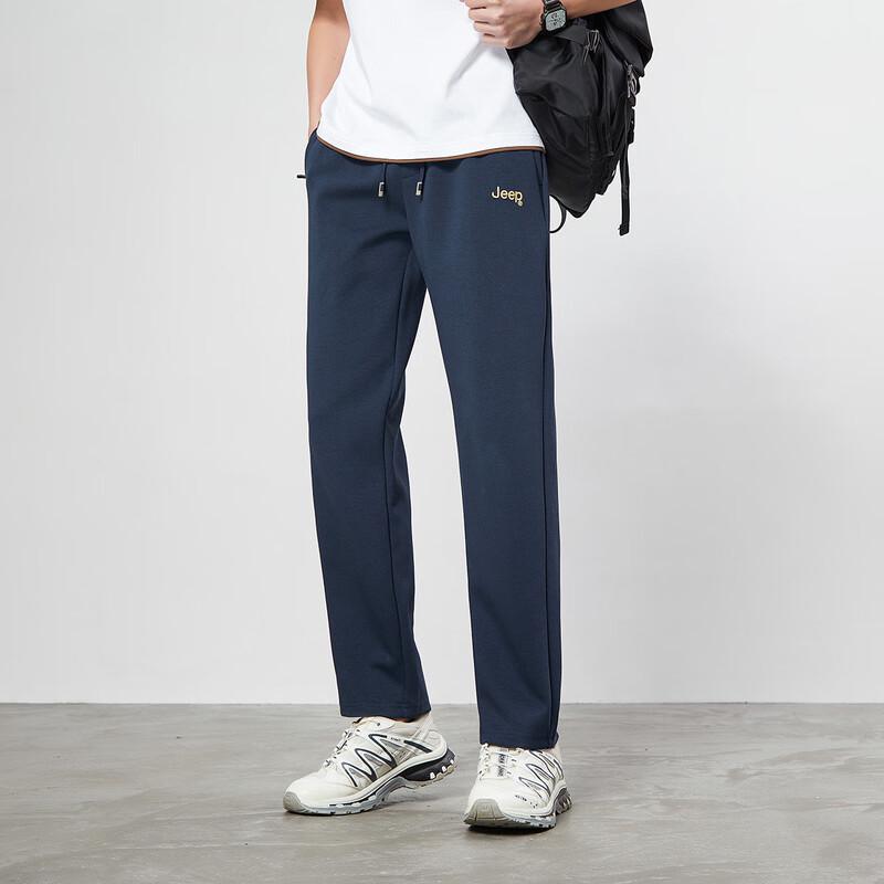 Jeep Men's Spring/Summer Loose Straight-Leg Casual Pants