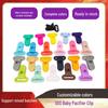 25mm Kleurrijke Antislip Baby Speen Clip