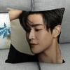 Custom ROWOON Pillowcase Wedding Decorative Cotton Linen Pillow Case For Home PillowCover 45X45(One Sides)