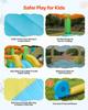 Inflatable Bounce House, 12.5 X 13.1 X 6.5 Ft Inflatable Bounce House Water Slide, Bouncer Castle with Castle Bounces, Basketball Hoop, Splash Pool &