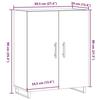 VidaXL Buffet vieux bois 69,5x34x90 cm bois d'ingénierie 857181