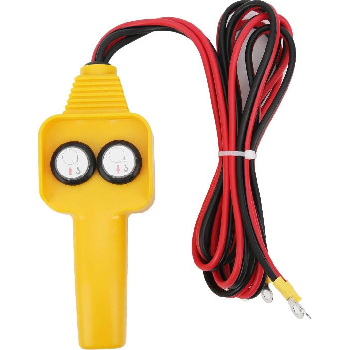 Aramox Winch Control Handle, Winch Wired Controller Hand Control Assembly Push Button 12V for 1500lbs?5000lbs (Yellow)
