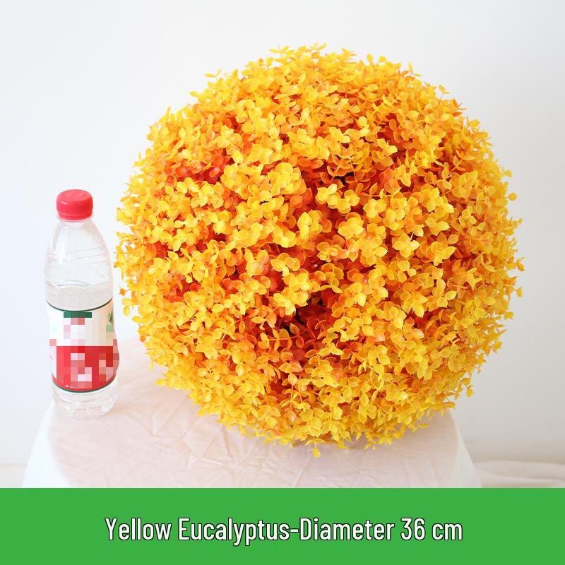 Artificial Greenery & Grass Ball Ceiling Decoration for Visual Merchandising and Store Windows
