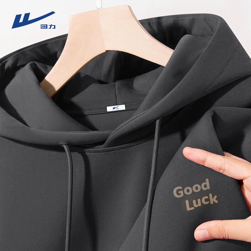 Warrior Men s Autumn Trendy Loose Fit Hooded Sweatshirt 4XL