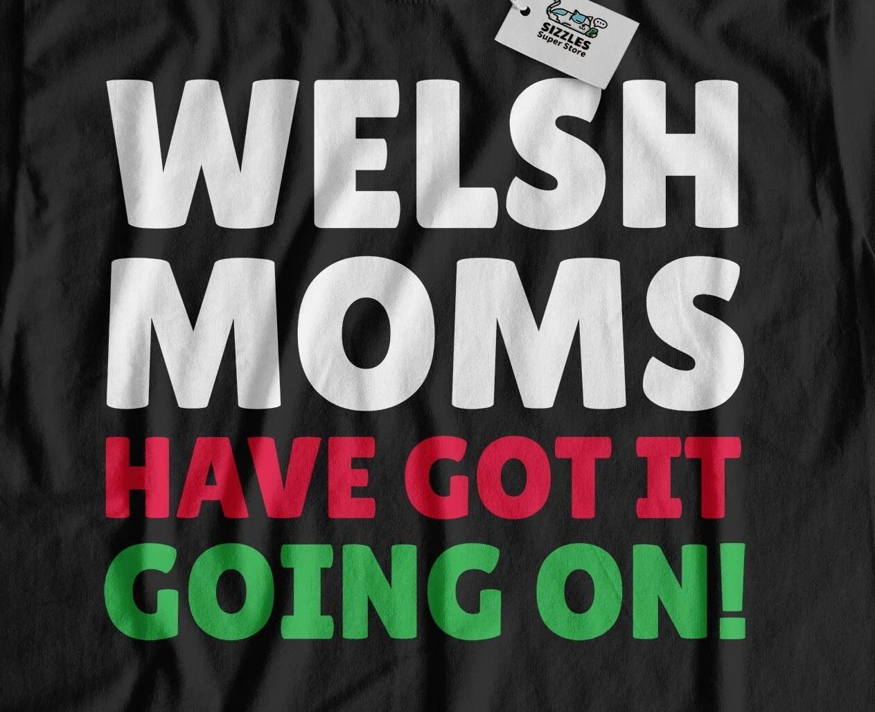 Funny Welsh Mom T-Shirt British Mothers Day Gifts 2XL