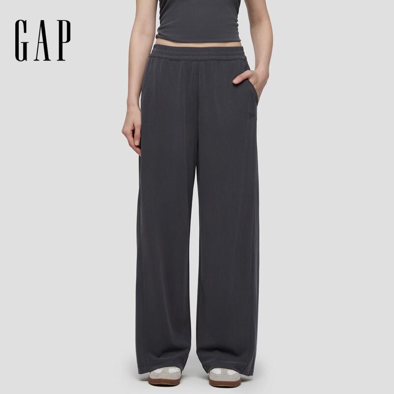 

GAP Women s Classic Logo Wide-Leg Casual Pants 165/70A