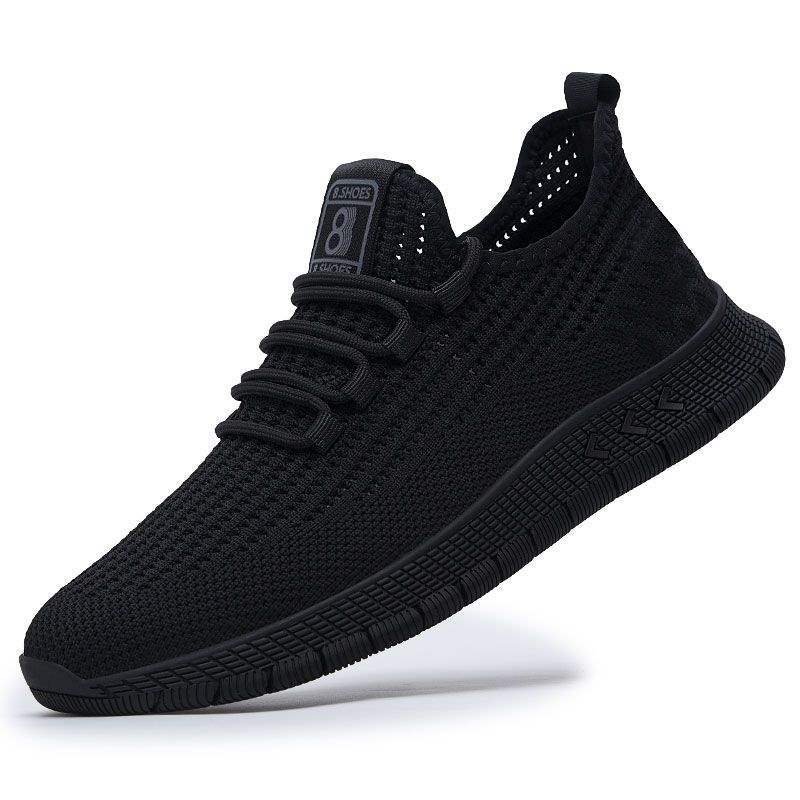 Men's shoes spring and summer trendy shoes mesh casual shoes Korean version soft sole breathable youth sports shoes men