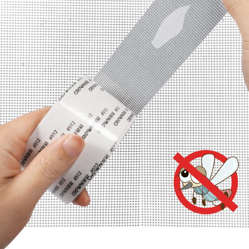 Mosquito and Insect Proof Window Screen Repair Stickers, Household Self-adhesive Window Screen Tape, Mesh Leak Repair Stickers