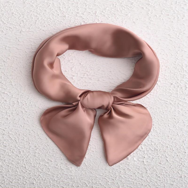 Women Fashionable Commuting Minimalist Scarves In Multiple Solid Colors Square Scarves Daily Minimalist Scarves Square Scarves