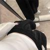 Women's 2024 Autumn/Winter Fleece-Lined Wide-Leg Striped Pants