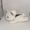 Mini White Bear Plush Toy Doll With Button Detail And Compact Size Ideal As A Small Gift Or Accessory