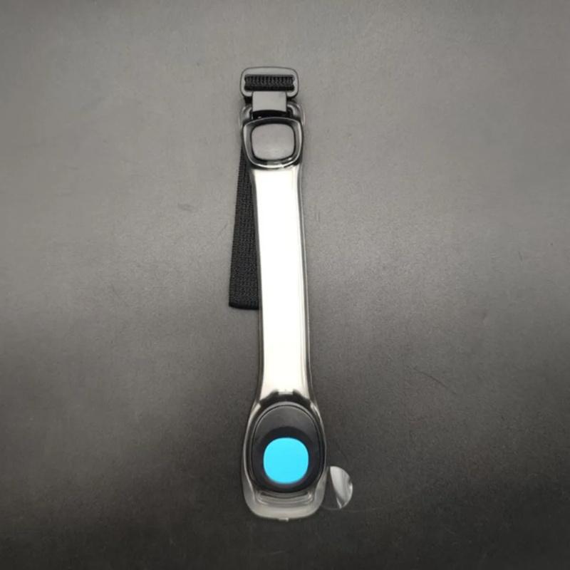 Led Flashing Arm Wrist Band Adjustable Wearable Night Warning Luminous Bracelet Night Running Equipment Outdoor Sports Running