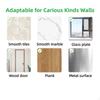 10pairs Wall Self Adhesive Hook Transparent Wire Shelf Wall Mount Sticker Double Sided Fixing Patch For Kitchen Bathroom Gadget