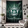 Özel İsim ve Metinli Duvar Asılı Goblen, Yatak Odası İçin Plymouth Argyle FC Dekoratif Goblen