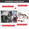 For Desktop Repair L300PM-00 ATX Power Supply 24-pin ATX Power Connector 4-pin 2x2 Power Connector Metal Housing