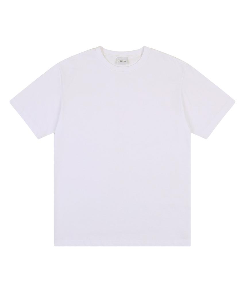 ADERNM Essential Crew Neck T-Shirts (White)