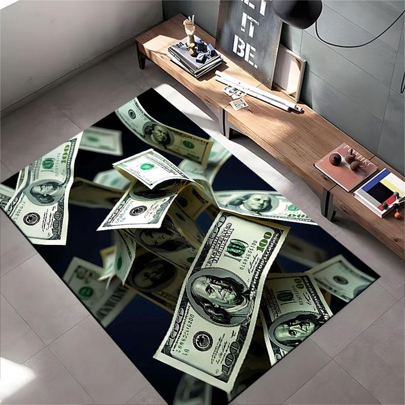 Stacked Dollar Bill Pattern suitable as a non-slip mat for the living room or bedroom sofa