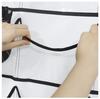 24-Grid Hanging Door Storage Organizer - No-Drill for Underwear, Bras, Socks, and Hats