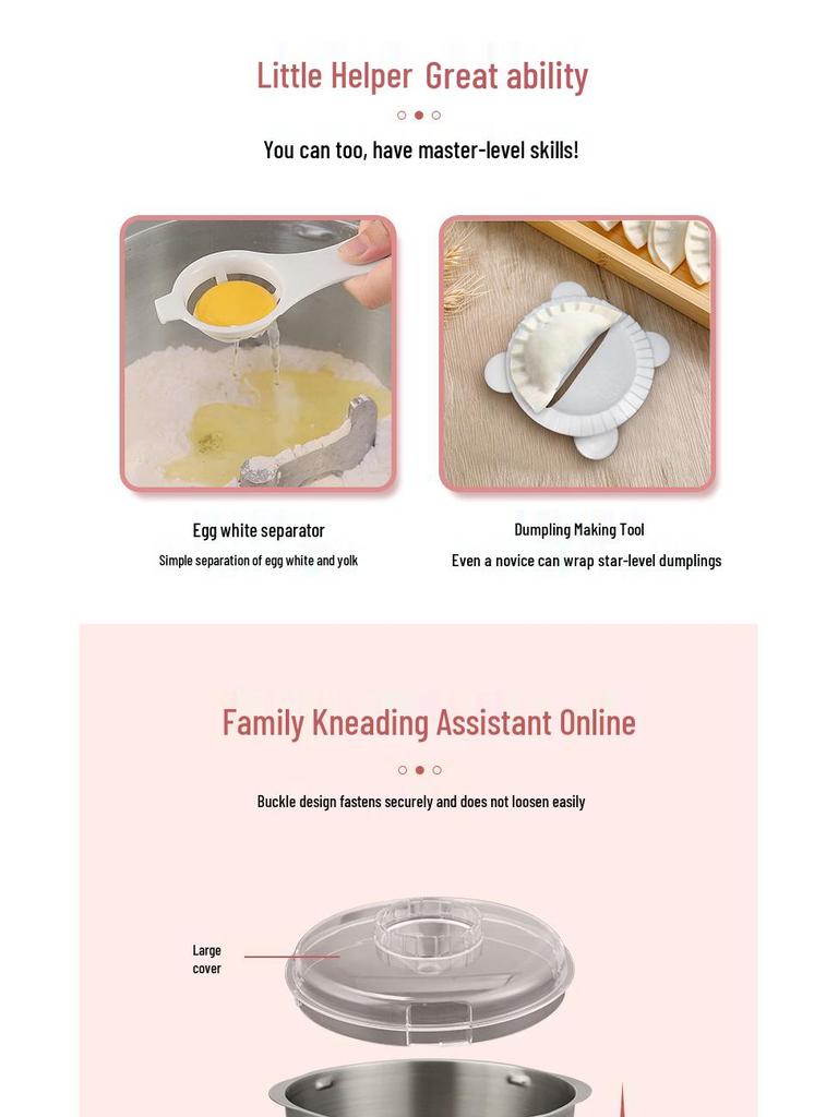 Fully Automatic Bread & Mantou Maker: Dough Mixer, Proofing & Kneading Machine