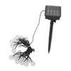 Solar String Lights 20 LED IP65 Waterproof 2 Modes Decorative Outdoor Ball Lamp String for Camping