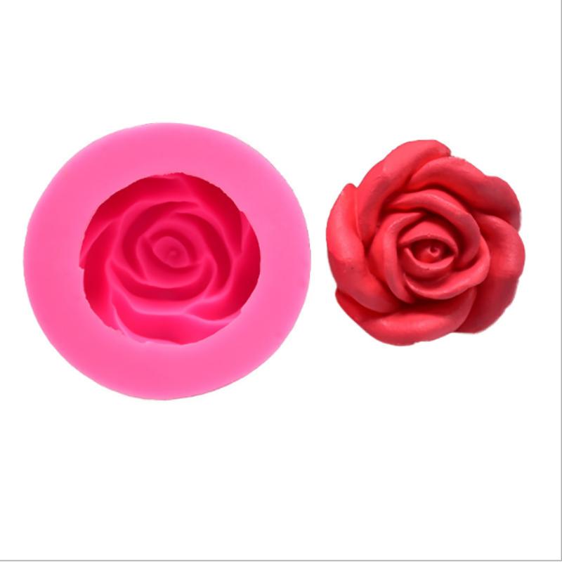 

Силиконовая форма для торта Bloom Rose, 3D Цветочная форма для помадки, кекс, желе, конфеты, шоколадное украшение, инструмент для выпечки, форма розовый