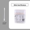 Boxed Japanese Black Cotton Swab Set: Ear Pick & Blackhead Remover, Disposable Double-Ended