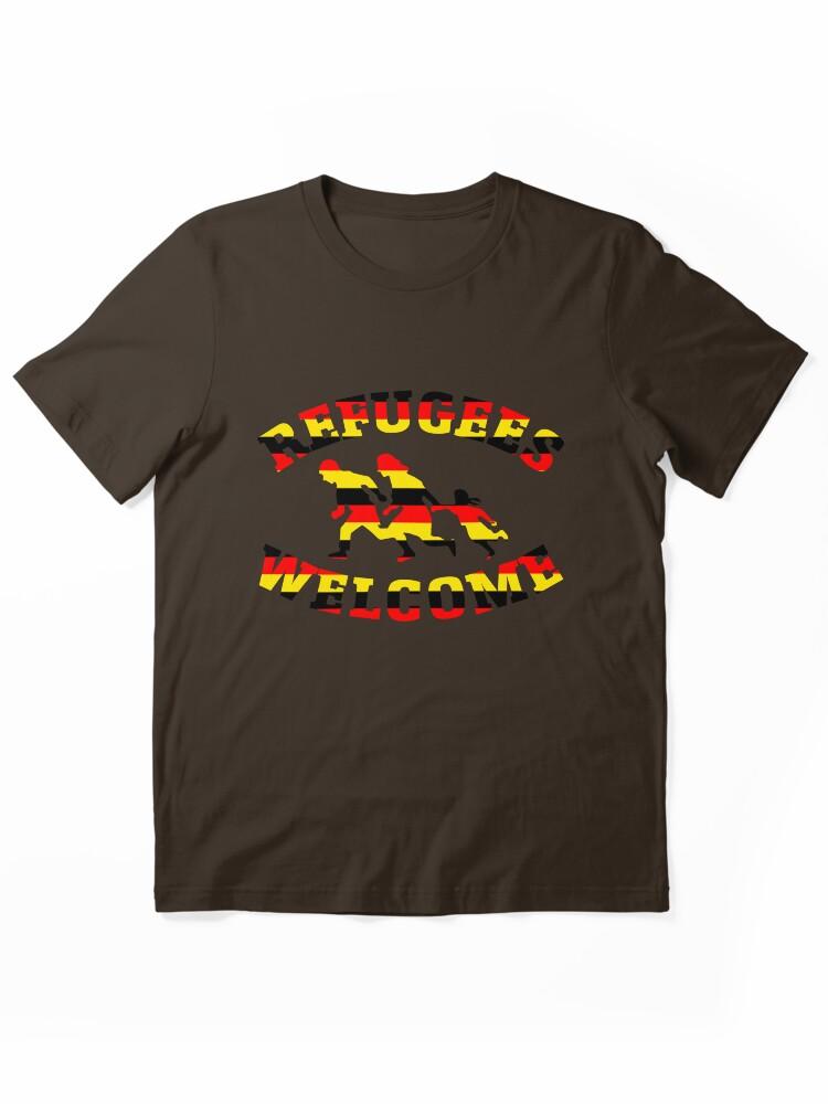 Crysis Refugees Welcome Germany Flag Colors Essential T-Shirt