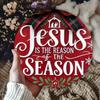 HALO HOME Christmas Religious Round Wall Sign Jesus Christian Decor