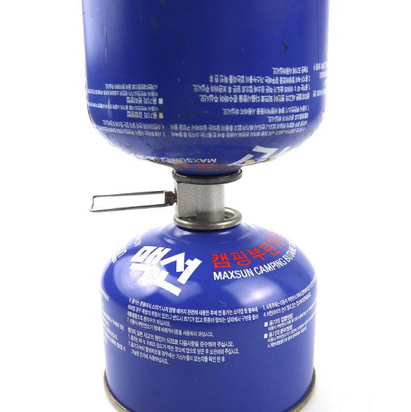 Outdoor Camping Gasadapter Nachfüllung Flachtank Umrüstadapter Gaskocher Nachfülladapter Gaseinsparer Plus Gasumwandler Schalter