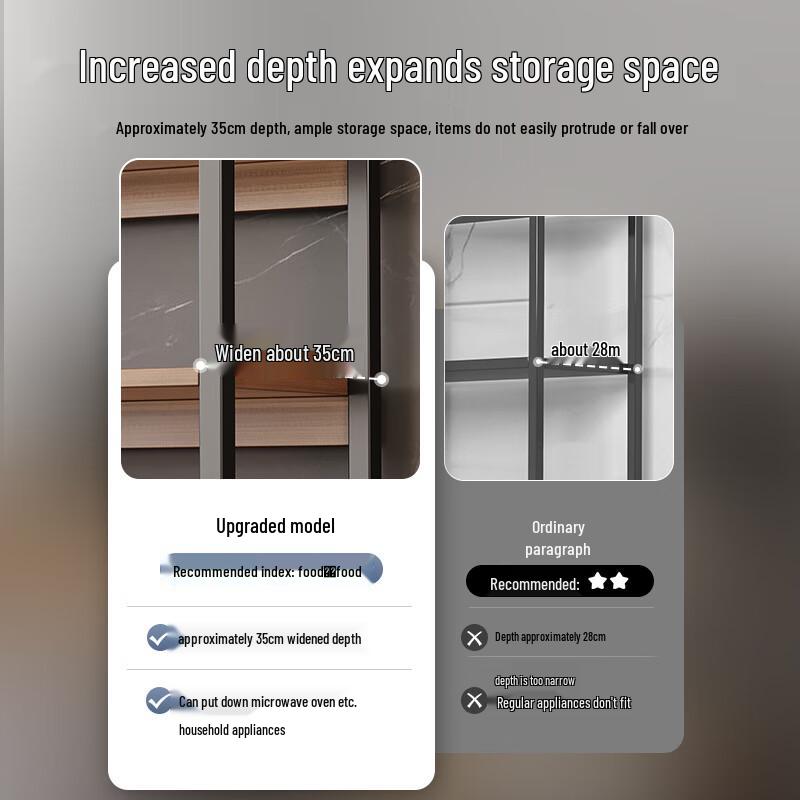 Milin 4-poziomowy wielofunkcyjny regał kuchenny do przechowywania