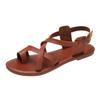 High Quality Shoes for Women Buckle Strap Set of Toes Women's Sandals Summer Solid Ladies Slippers Zapatillas De Muje