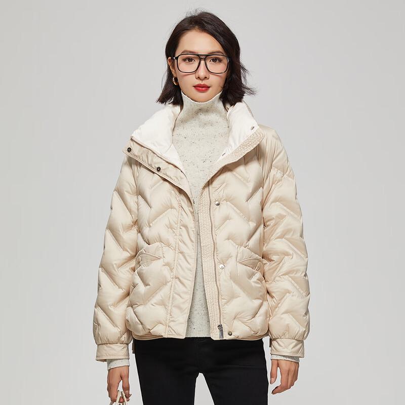 

Tatu Women s Short Stand Collar Versatile Down Jacket M