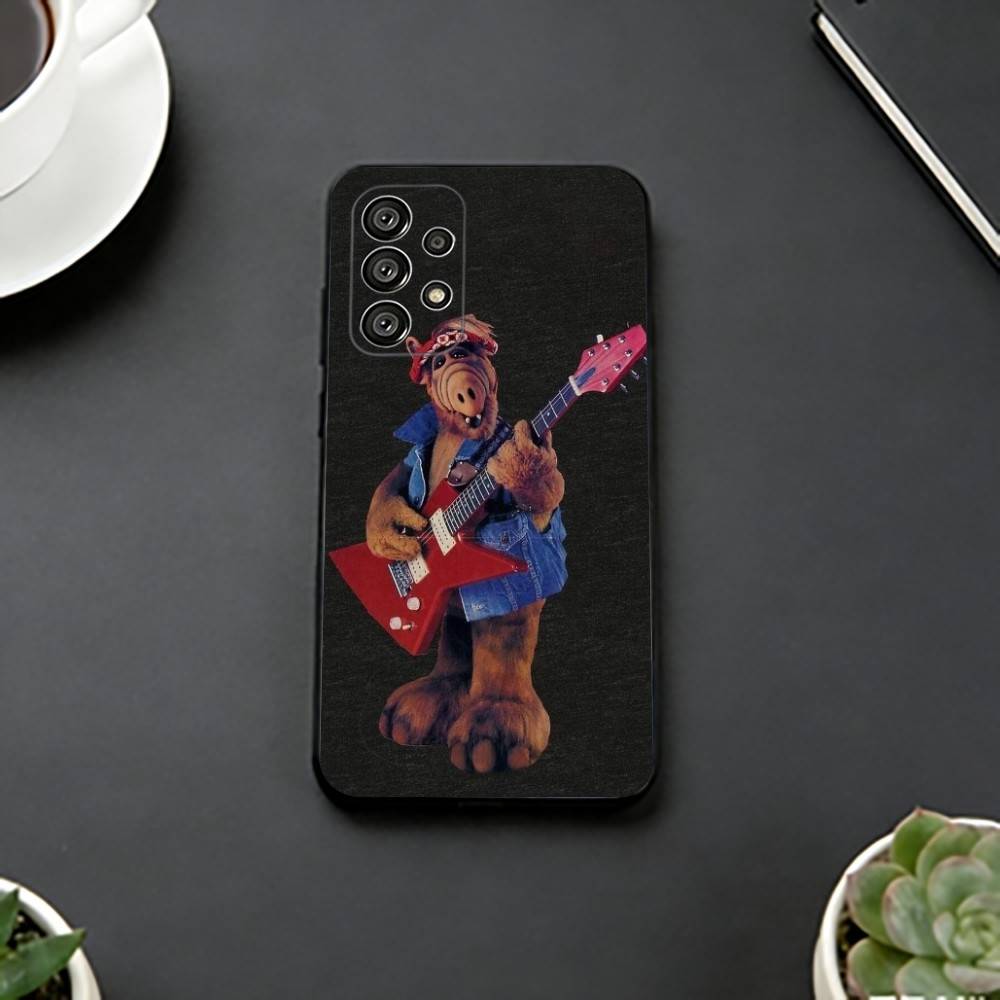 

TV Series A-Alf Phone Case Black Silicone Soft For Samsung S25,S24,S21,S22,S23,S30,Ultra,S20,Plus,Fe,Lite Samsung S25