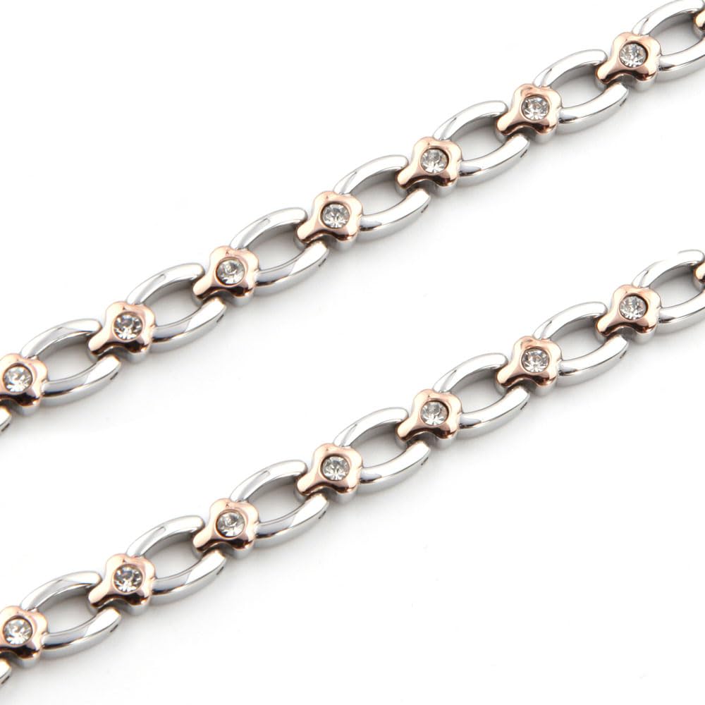 Bracelet Static Elimination Bracelet Magnetic Stainless Steel Bracelet Stylish and Casual Tape Choseiki Women's