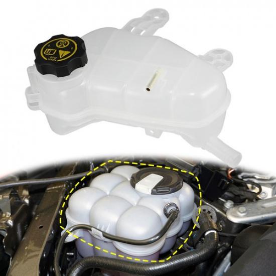 Pack of 1 For Chevrolet Sonic 2012- Coolant Radiator Reservoir Tank with Cap