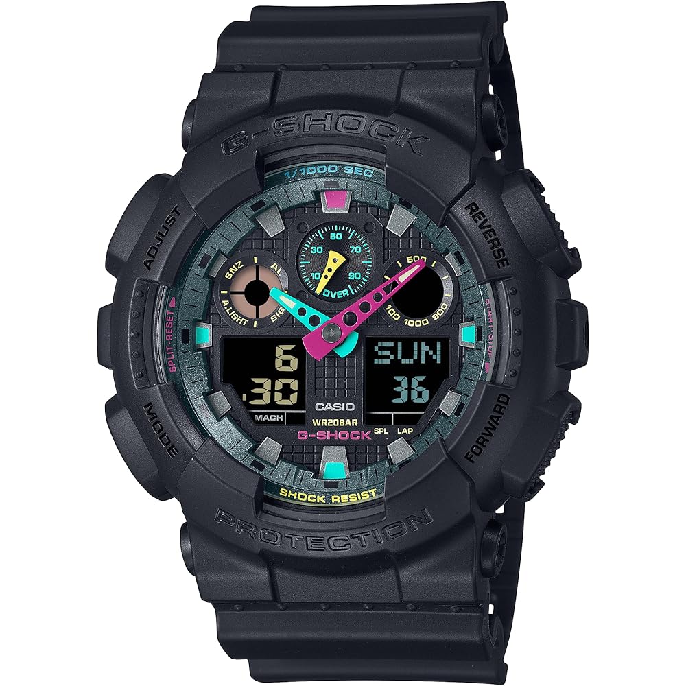 Casio G-Shock GA-100MF-1A Men s Watch Black Analog Digital Waterproof