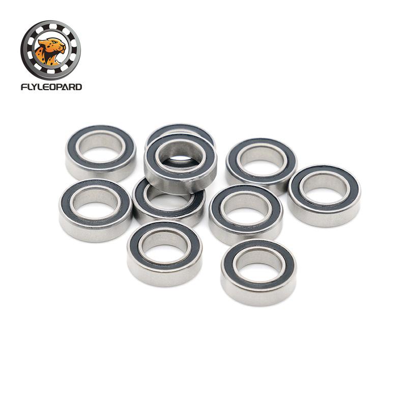 In-stock 6900 2RS Thin-walled Deep Groove Ball Bearing, 10x22x6, High-speed Motor Bearing with Blue Rubber Seal.