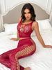 Hot Erotic Lingerie Mesh Mesh Split Perspective Thin Jumpsuit Sexy Underwear Babydoll Intimate Sexy Hard Sex Shop Women's Set